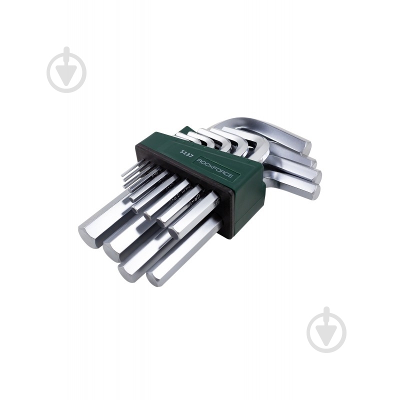 Набор ключей шестигранных Rock FORCE RF-5137 - фото 3 Набор ключей шестигранных Rock FORCE RF-5137 - фото 3