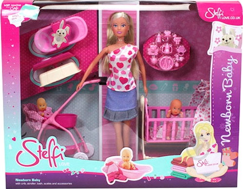 Кукольный набор Simba Штеффи с младенцем 5730861 - фото 1