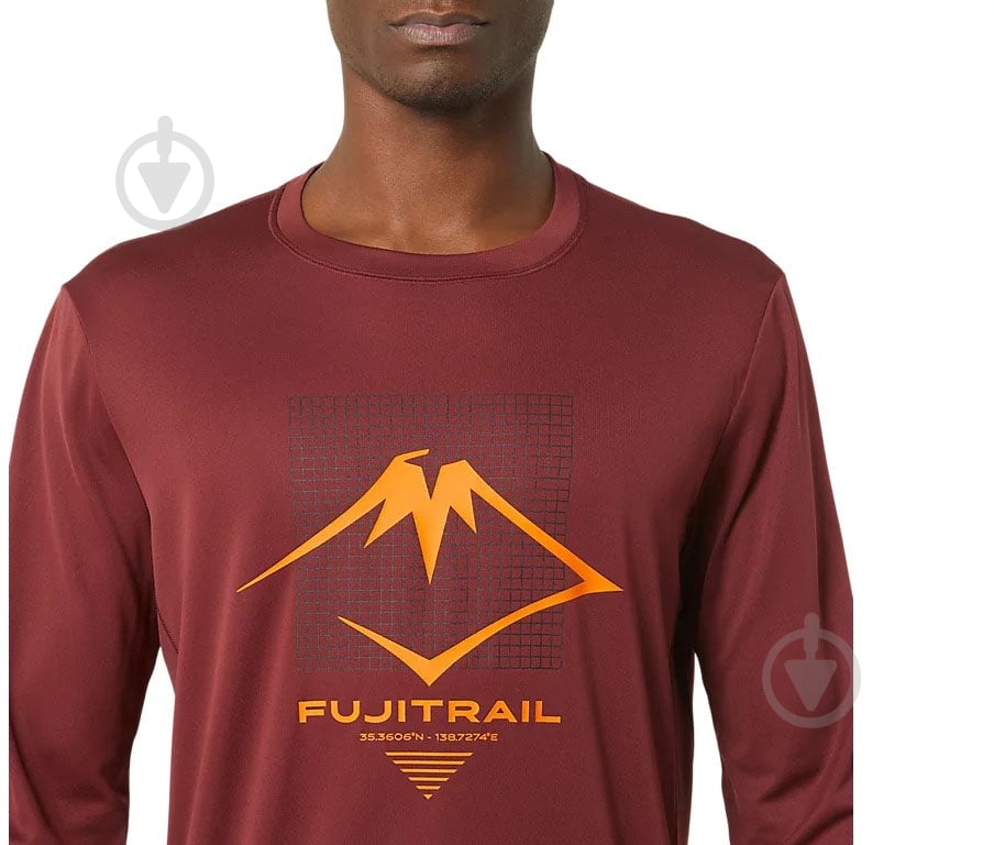 Футболка Asics FUJITRAIL LOGO LS TOP 2011C720-604 р.2XL красный - фото 4