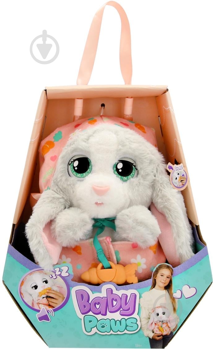 Игрушка интерактивная Baby Paws Зайчонок 927124IM - фото 3