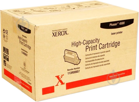 Картридж Xerox Phaser Black 113R00657 черный - фото 1