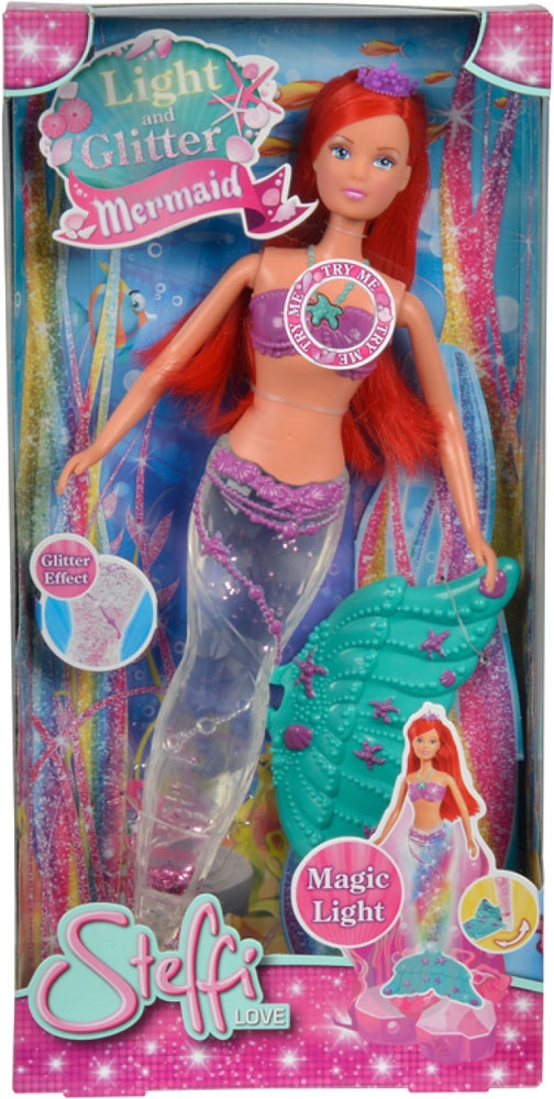 Кукла Simba Штеффи Русалочка со светящимся хвостом 5733049 - фото 2