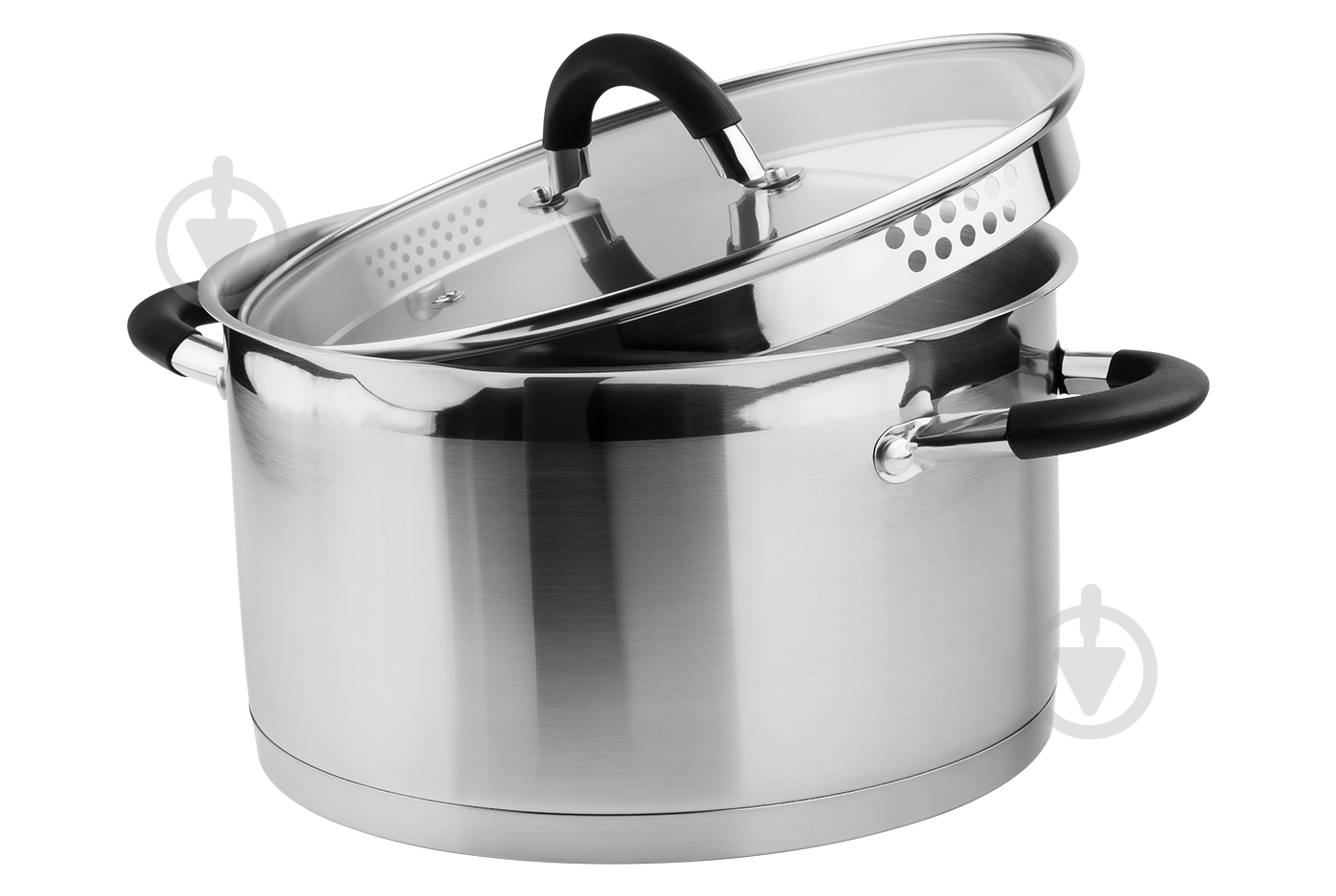 Каструля з кришкою Vinzer 5.9 л Progresso Series 89055 - фото 1