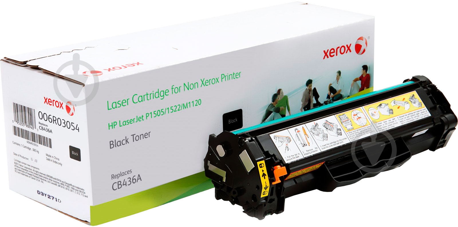 Картридж Xerox Black 006R03054 чорний - фото 1