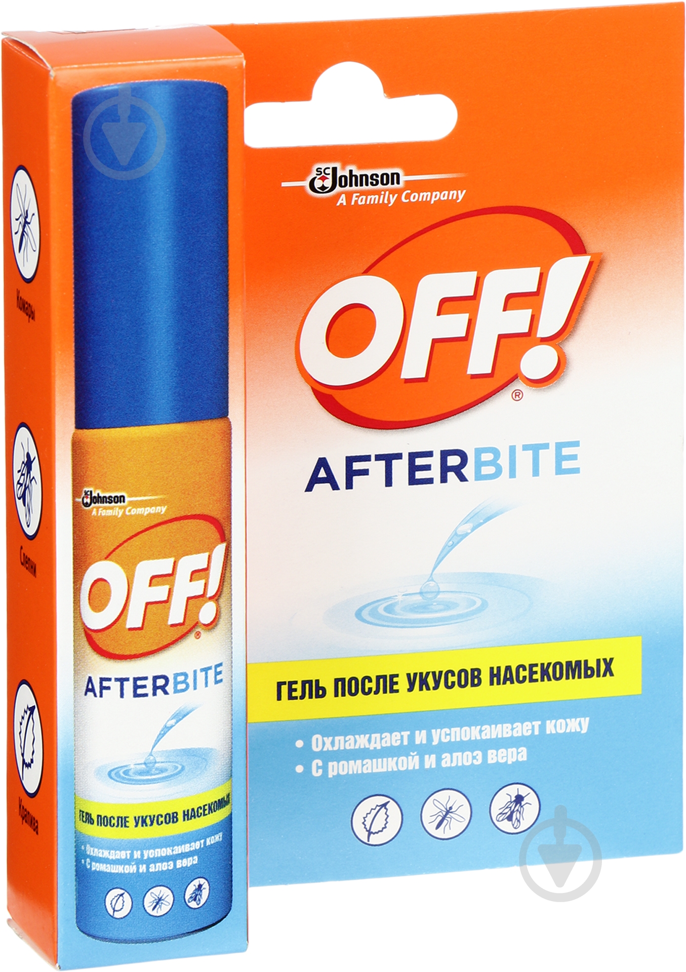 Гель после укусов насекомых OFF! After Bite 8 мл - фото 2 Гель после укусов насекомых OFF! After Bite 8 мл - фото 2