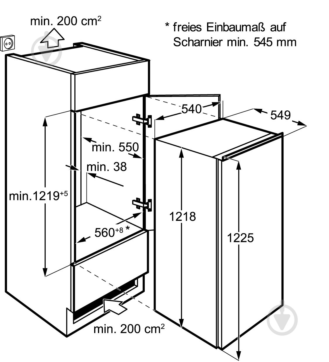 Встраиваемый холодильник Electrolux ERN92001FW - фото 4