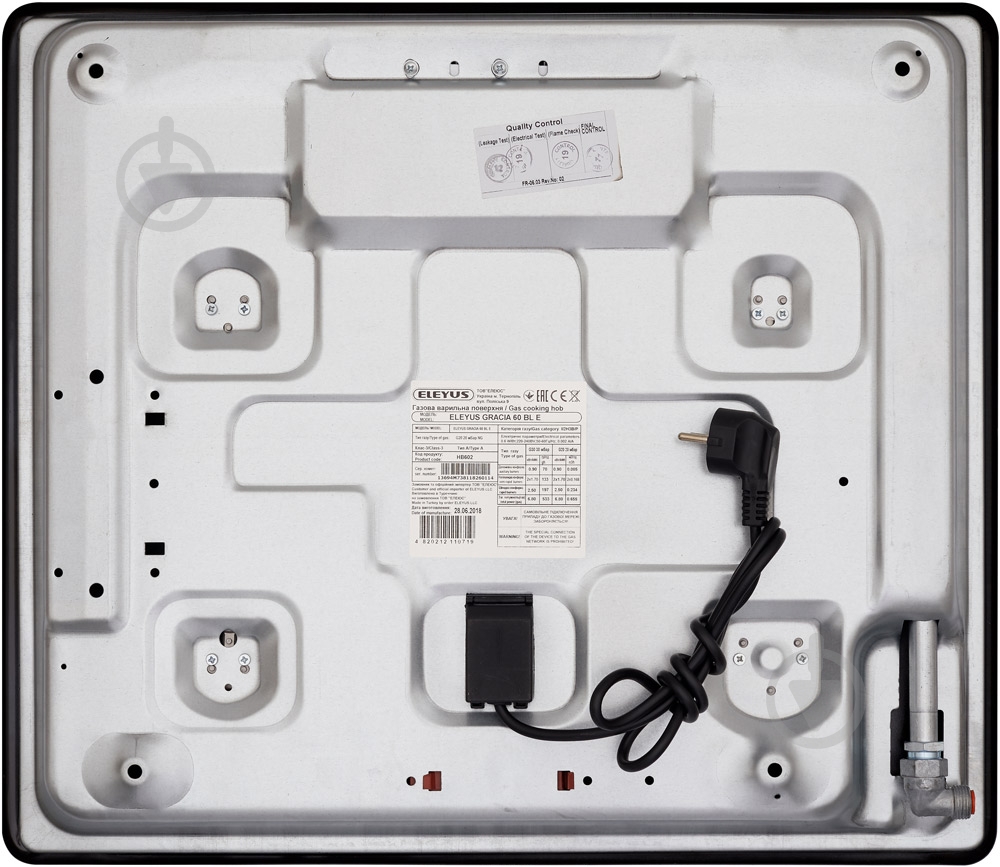 Варочная поверхность газовая Eleyus Gracia 60 BL E - фото 4