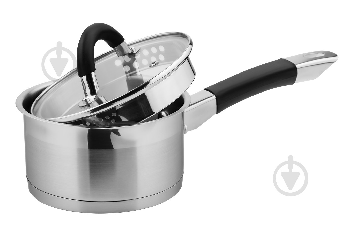 Ківш з кришкою Vinzer 1.1 л Progresso Series 89050 - фото 2