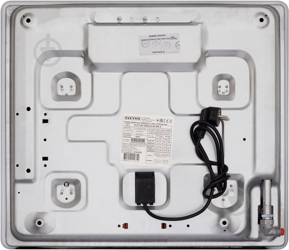 Варочная поверхность газовая Eleyus Gracia 60 WH E - фото 4 Варочная поверхность газовая Eleyus Gracia 60 WH E - фото 4