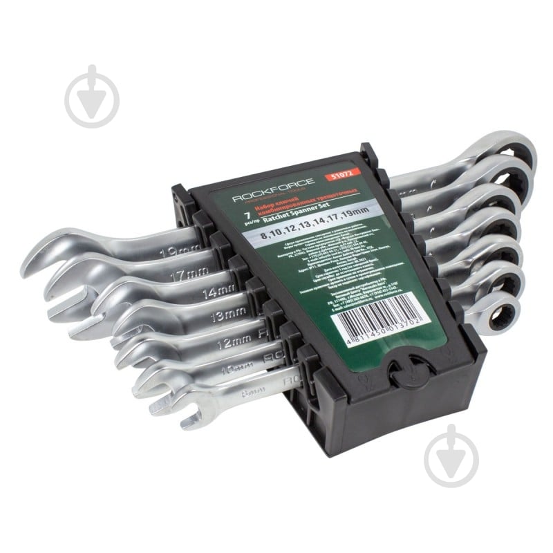 Набір ключів комбінованих Rock FORCE RF-51072 - фото 1