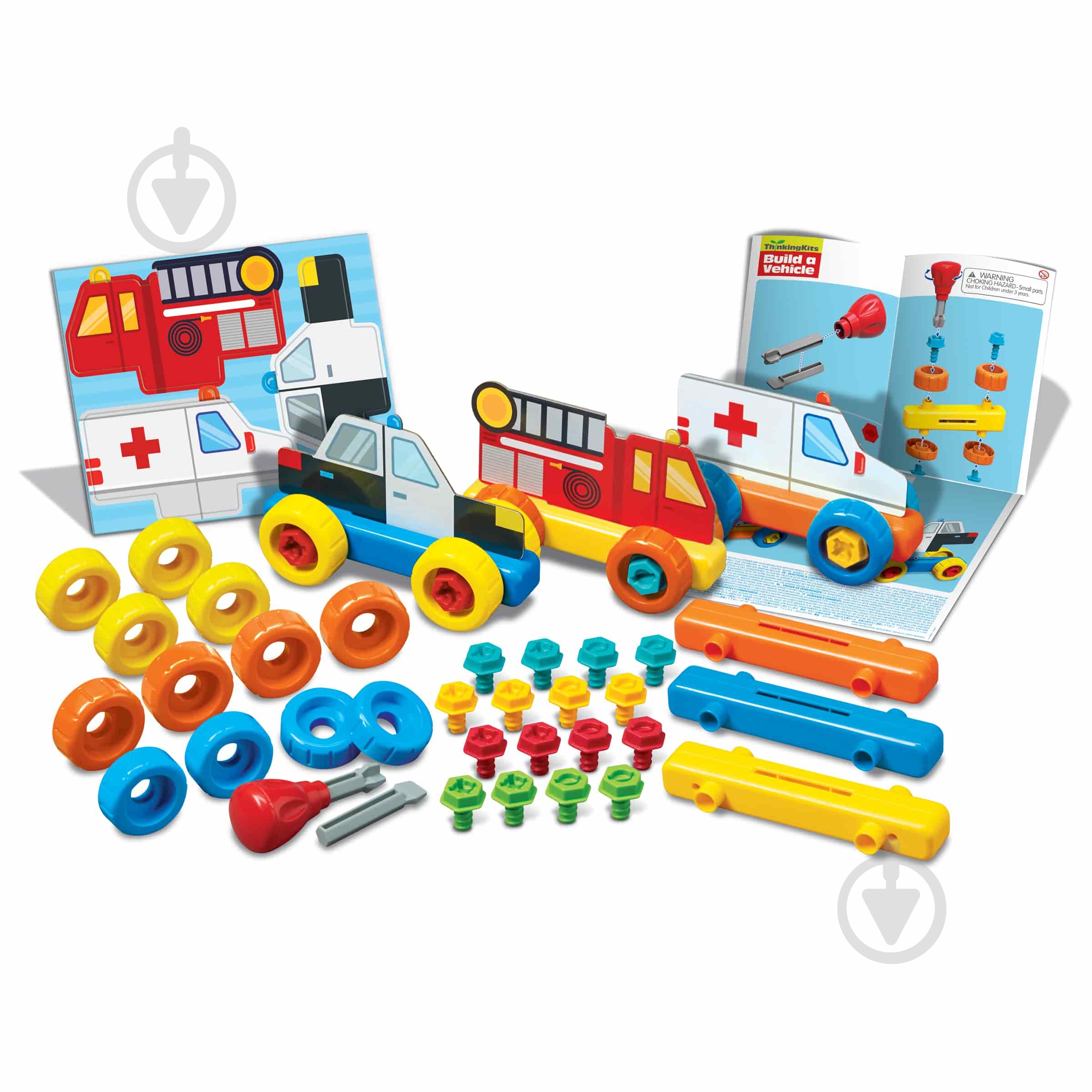 Конструктор 4M Строим автомобиль 00-04694 - фото 2 Конструктор 4M Строим автомобиль 00-04694 - фото 2