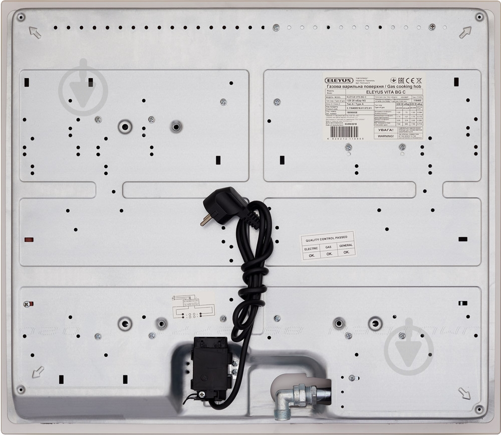 Варочная поверхность газовая Eleyus Vita BG C - фото 5 Варочная поверхность газовая Eleyus Vita BG C - фото 5