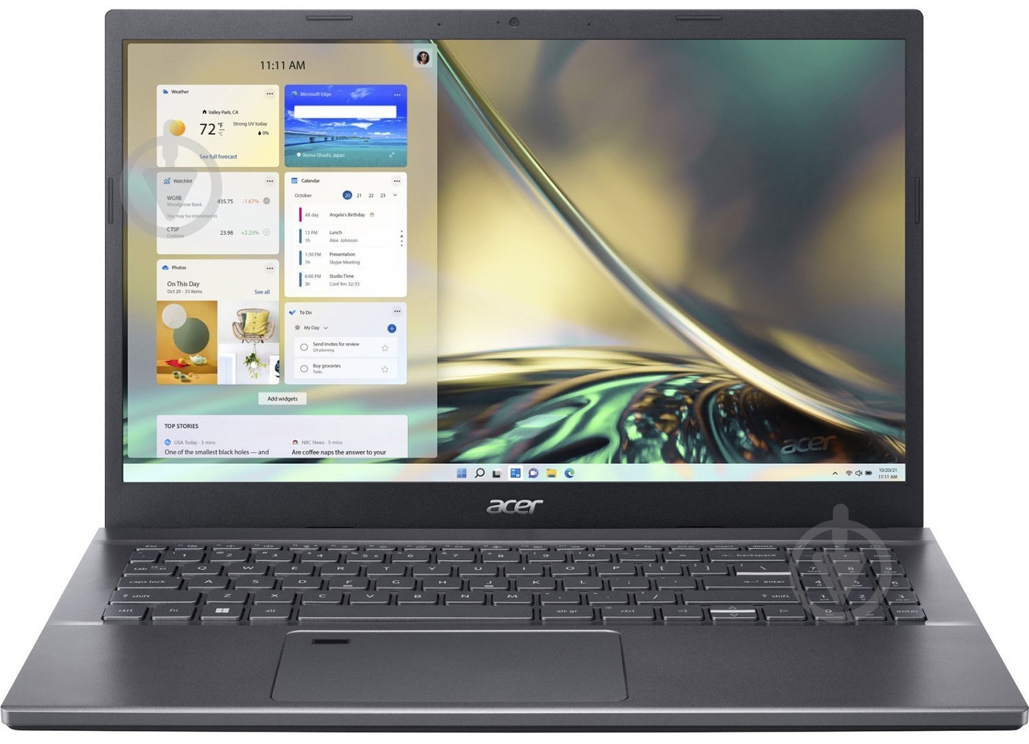 Ноутбук Acer Aspire 5 A515-58M-732W 15,6" (NX.KHFEU.006) steel gray - фото 1
