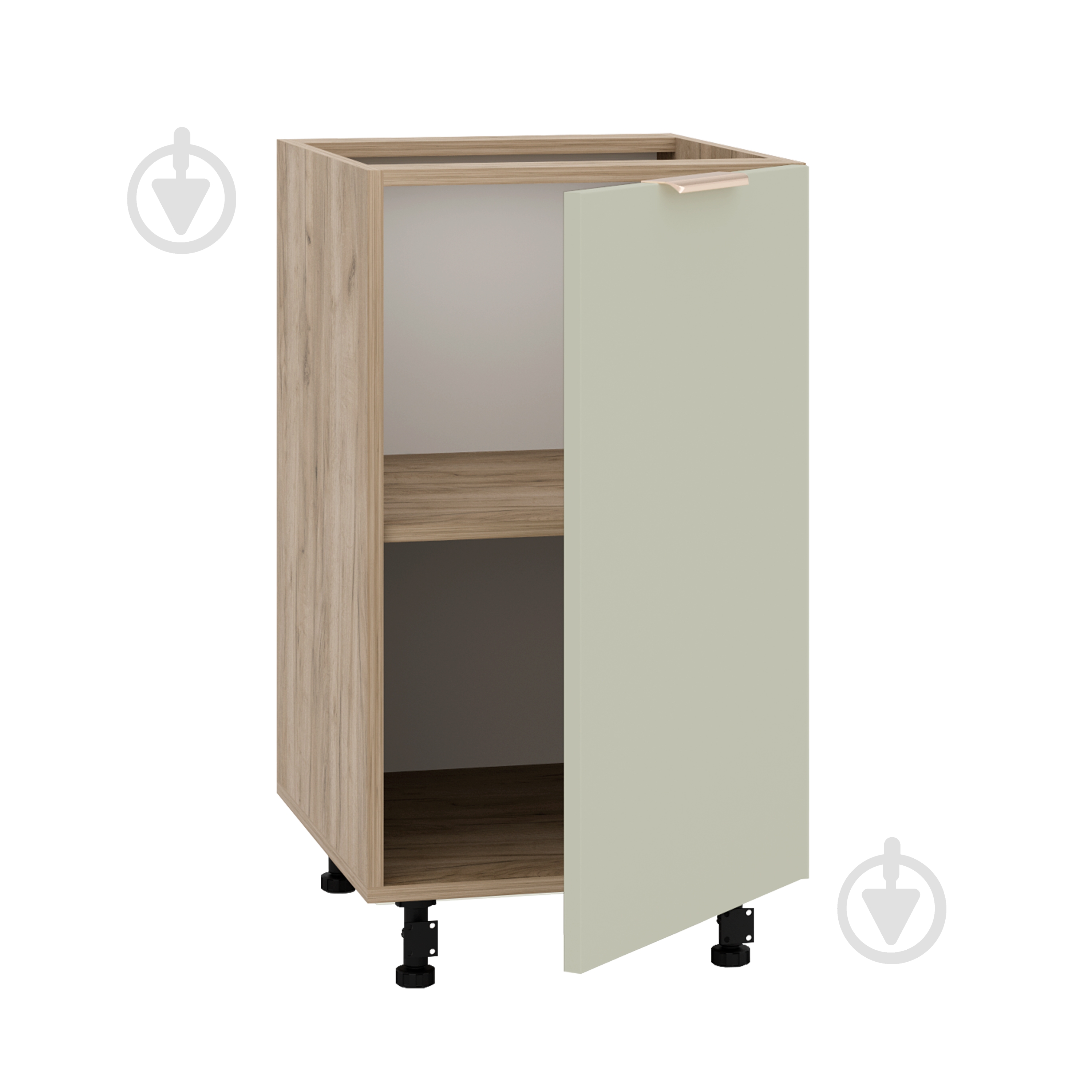 Тумба нижня 45/82 MC Natura Бакота лате/дуб крафт сірий LuxeForm - фото 2