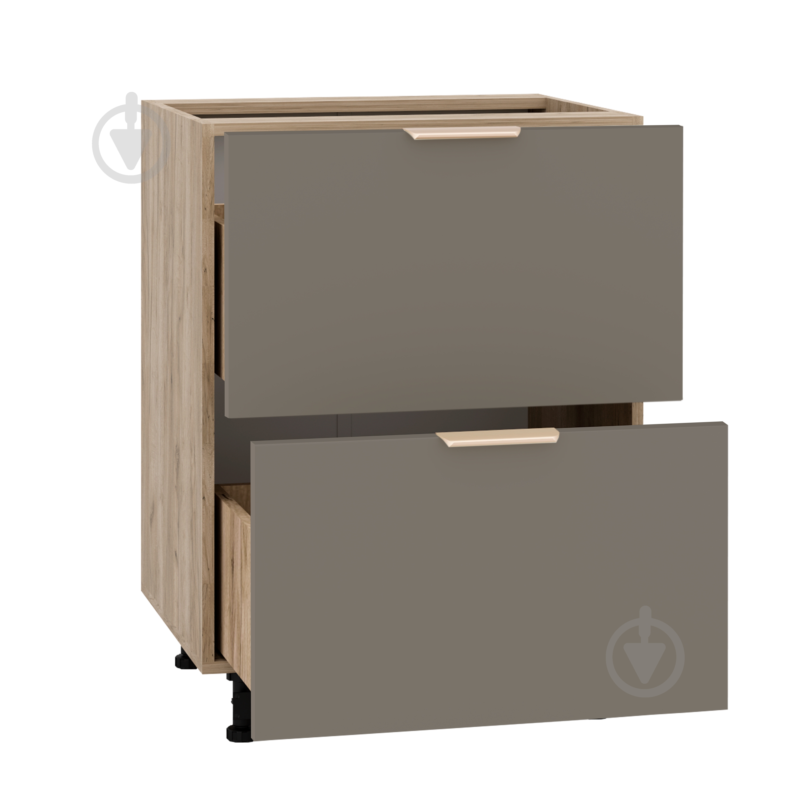 Тумба нижня Ня2 60/82 MC Natura Товтри тауп грей/дуб крафт сірий LuxeForm - фото 2