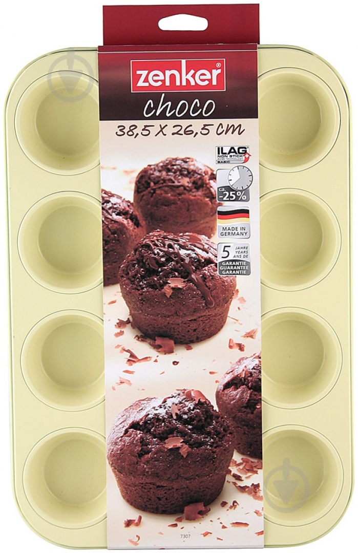 Форма для маффинов Zenker Choco-Vanilla 38x26 см 7307 - фото 2 Форма для маффинов Zenker Choco-Vanilla 38x26 см 7307 - фото 2