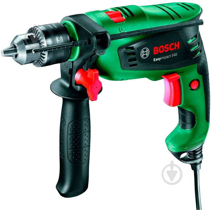 Дрель ударная Bosch EasyImpact 540 0603130201 - фото 1