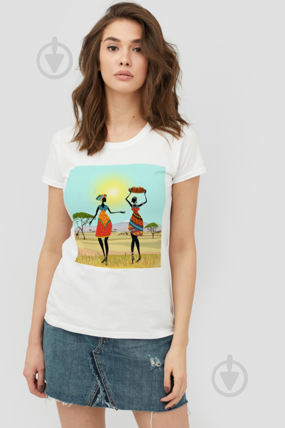 Футболка YAPPI Basic 1702154 р.M белый - фото 2