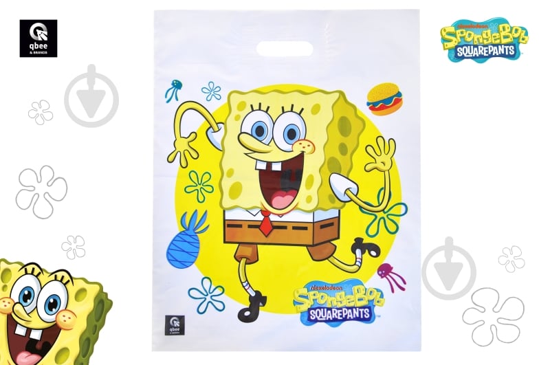 Пакет Губка Боб L qbee - фото 1