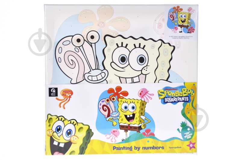 Набір для розпису за номерами qbee Губка Боб QB913-014 - фото 2 Набір для розпису за номерами qbee Губка Боб QB913-014 - фото 2