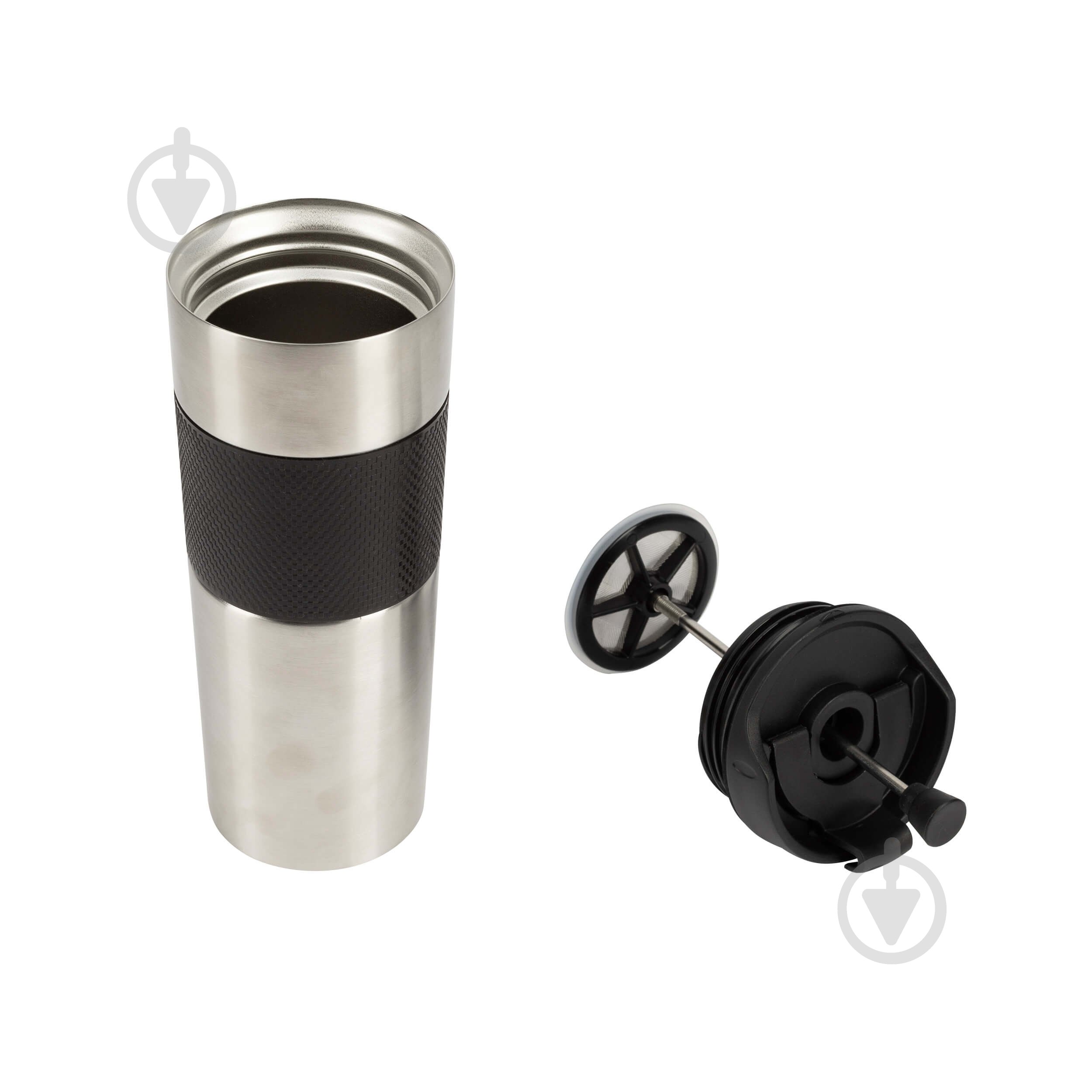 Термочашка Bergner Coffee & tea lovers 460 мл BG-37789-BK - фото 3