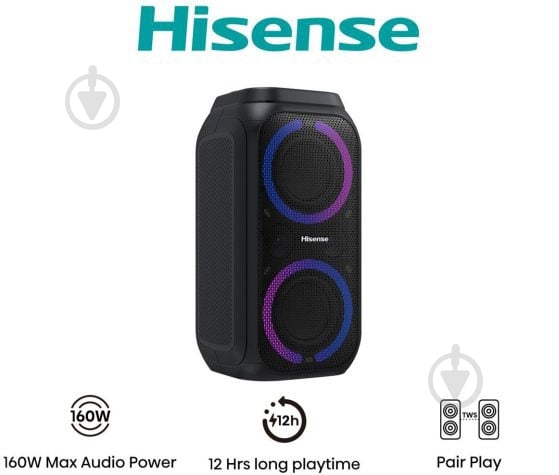 Акустична система Hisense PARTY ROCKET 160 - фото 2