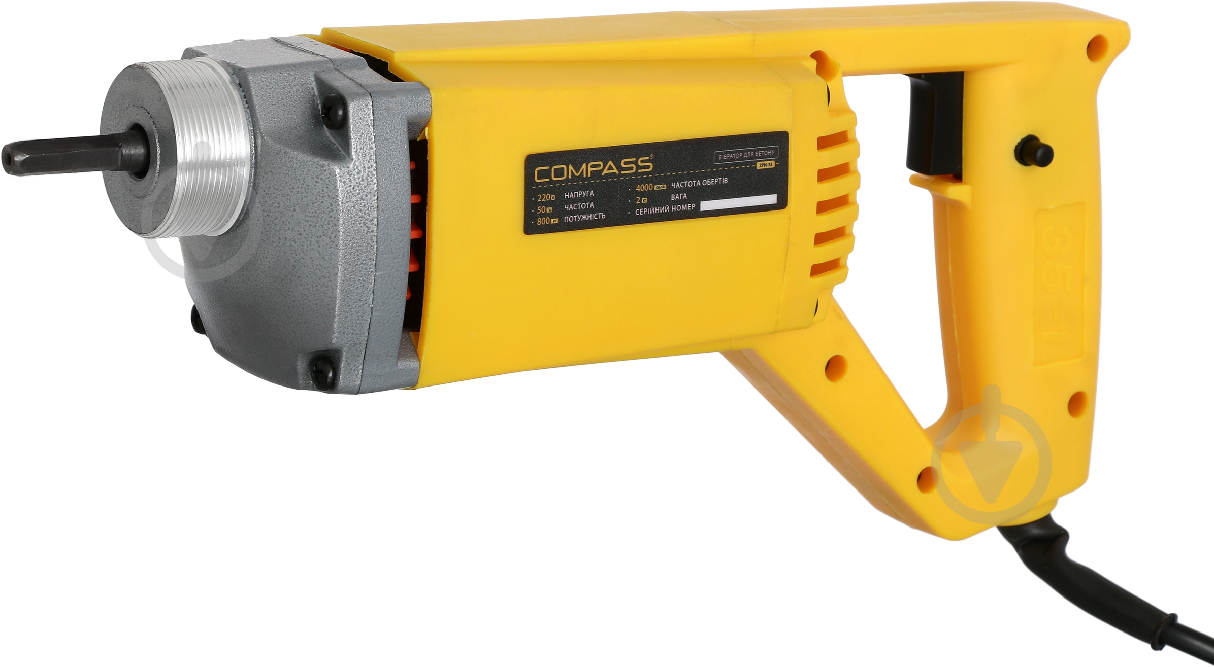 Вибратор для бетона Compass ZPN-35 - фото 1