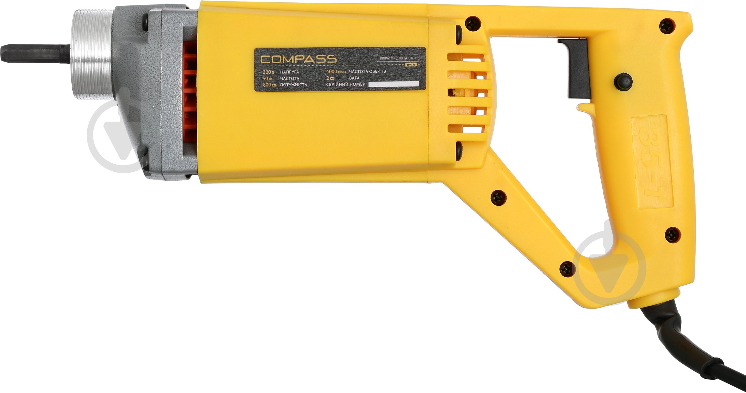 Вибратор для бетона Compass ZPN-35 - фото 2