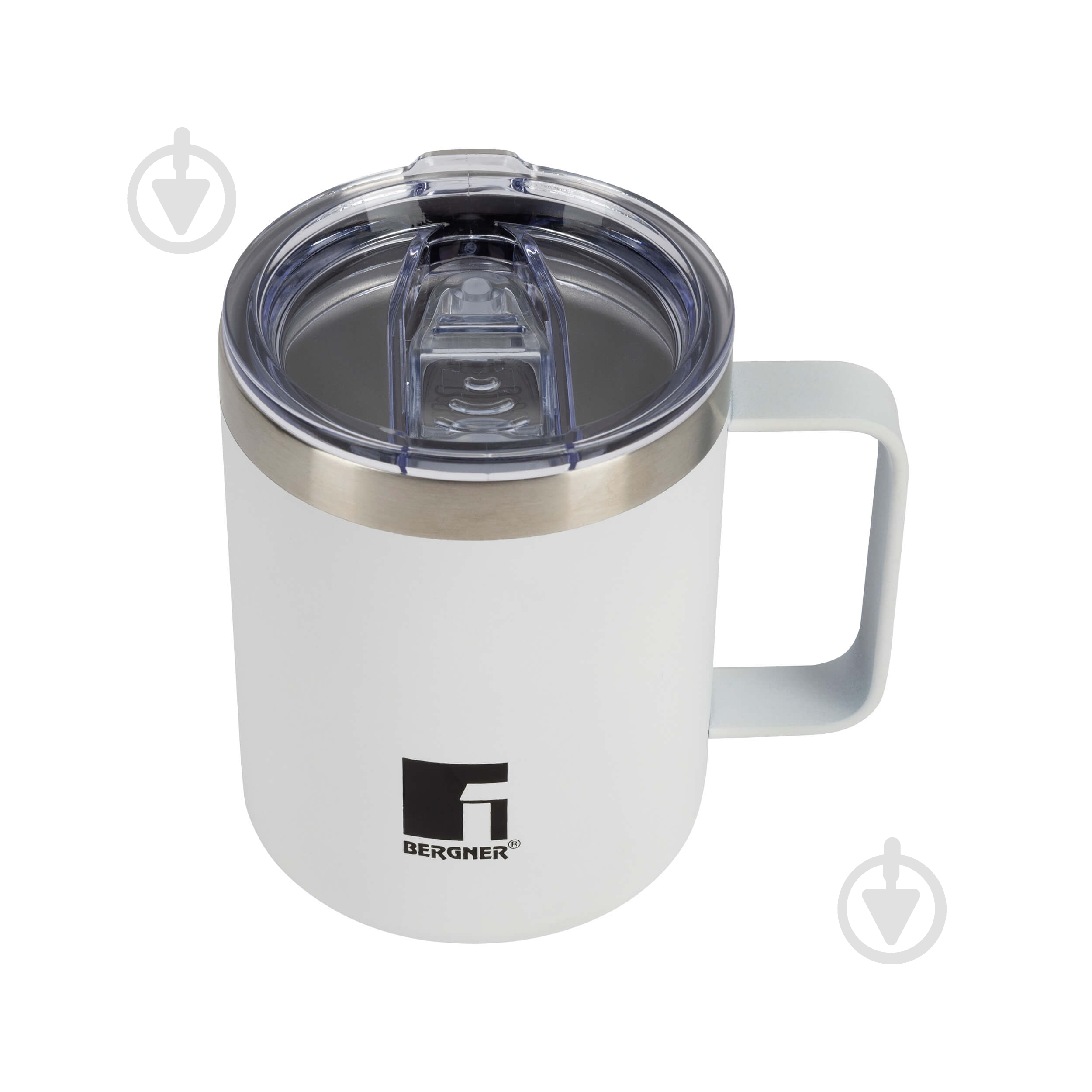 Термочашка Bergner Coffee & tea lovers 350 мл BG-37788-WH - фото 1
