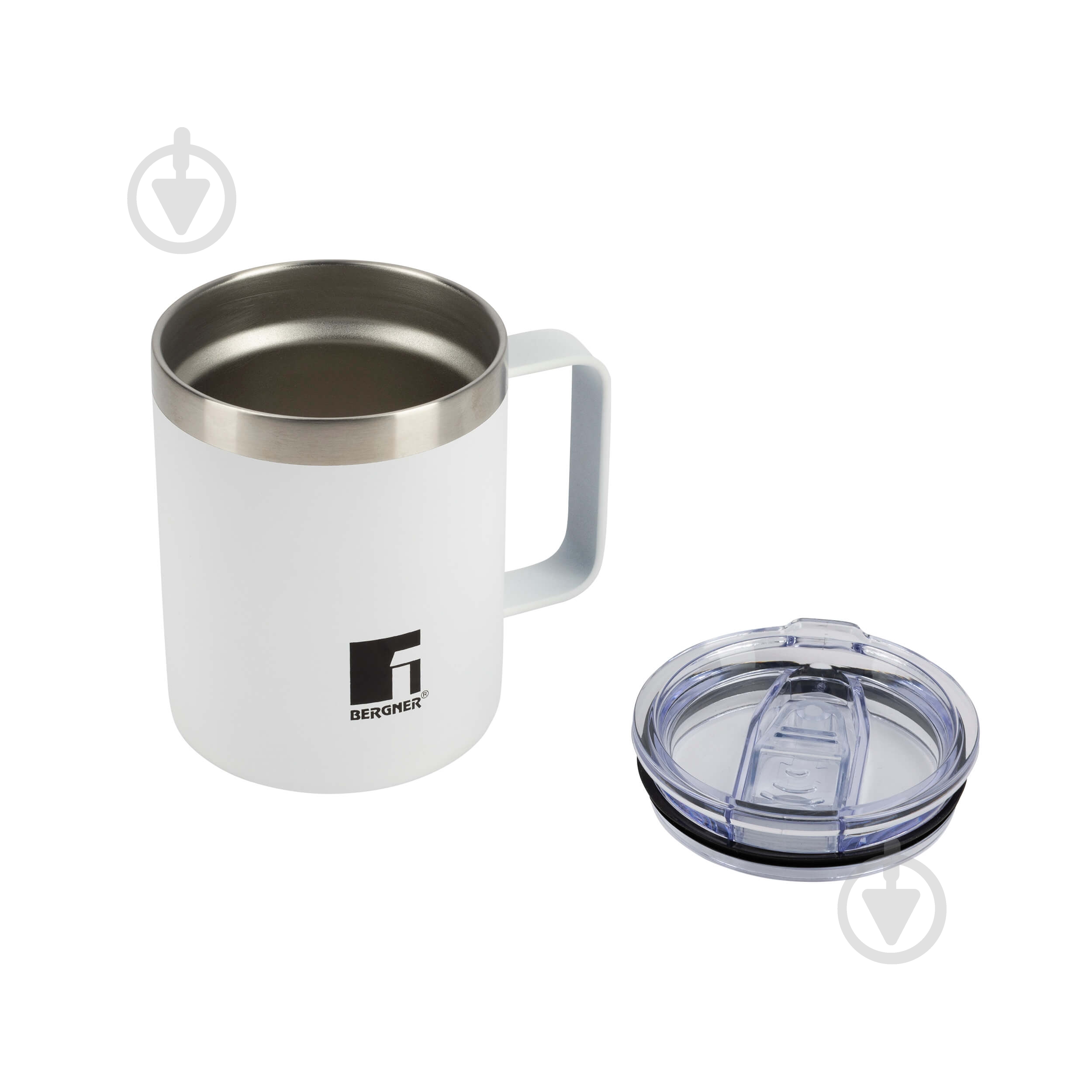 Термочашка Bergner Coffee & tea lovers 350 мл BG-37788-WH - фото 2