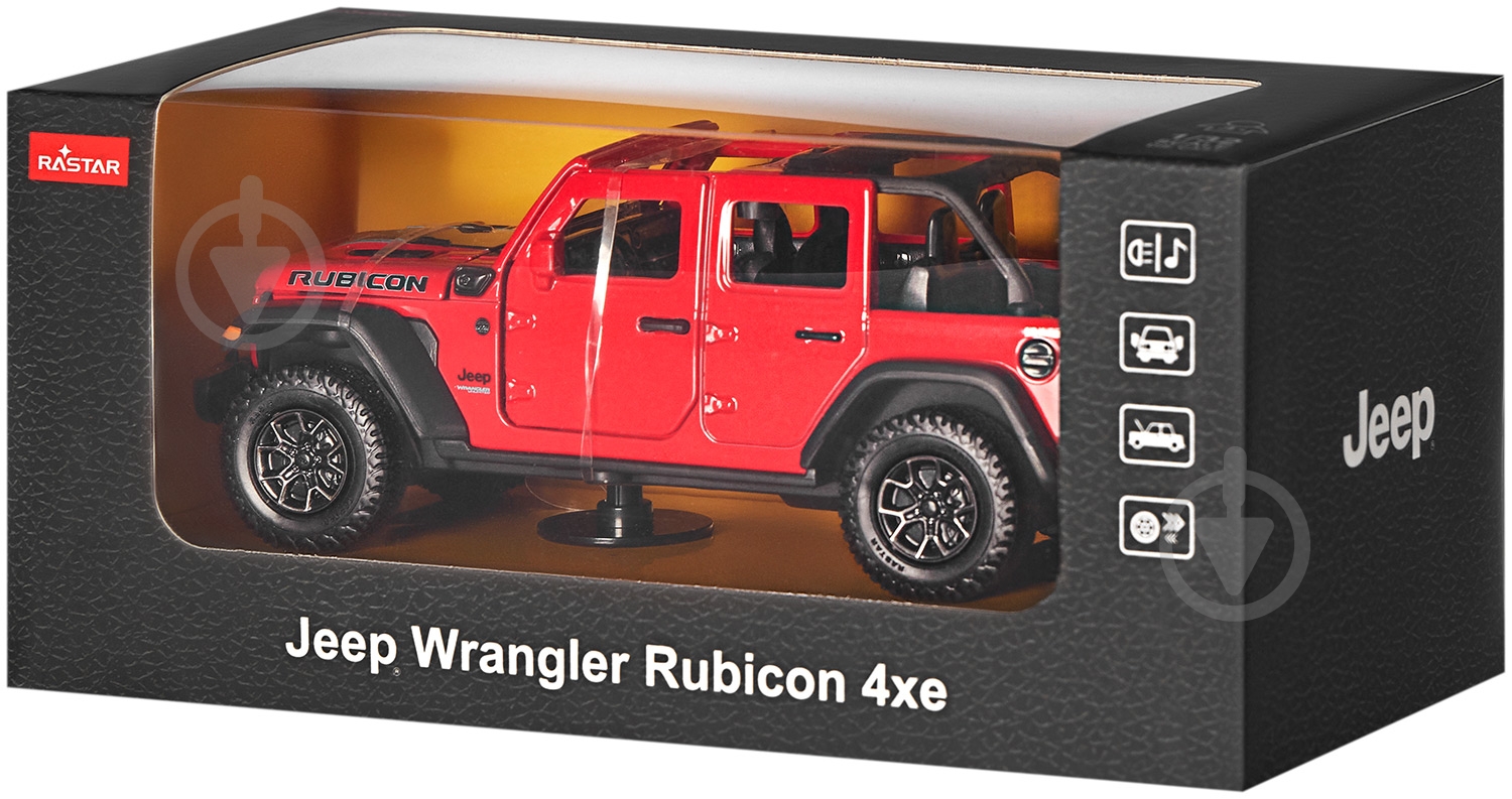 Автомодель Rastar 1:43 JEEP Wrangler Rubicon 454.01.32 - фото 2