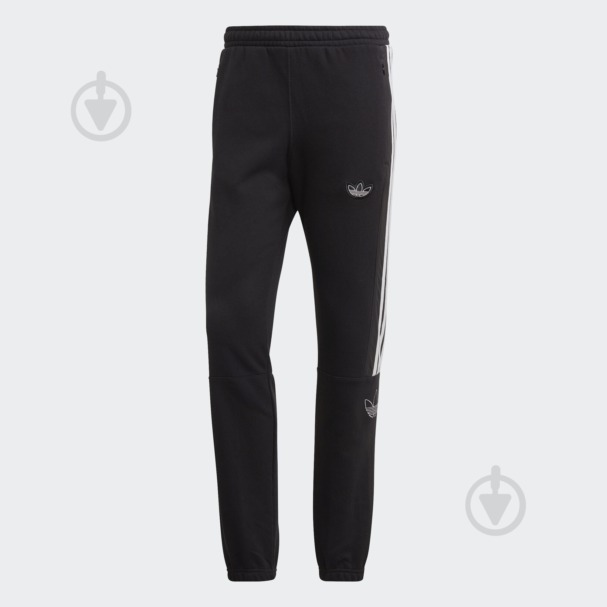 Брюки Adidas OUTLINE SP FLC ED4690 р. S черный - фото 1