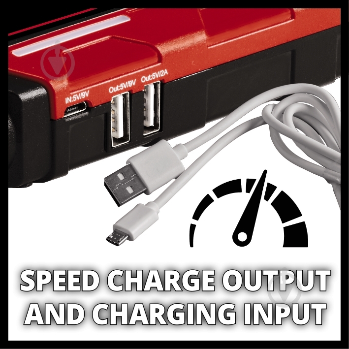 Пускозарядное устройство автономное Einhell CE-JS 8/1 12 А (1091511) - фото 6