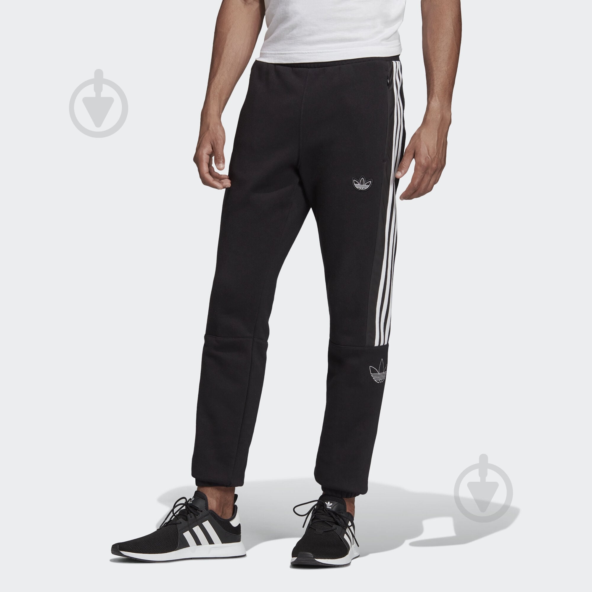 Брюки Adidas OUTLINE SP FLC ED4690 р. M черный - фото 3