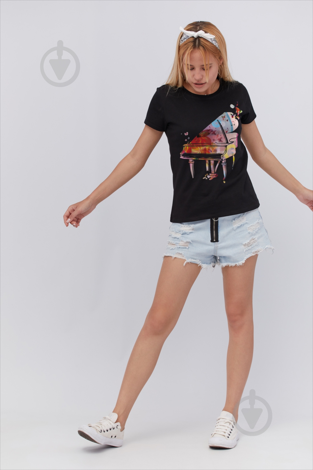 Футболка YAPPI Basic WB1014 р.M чорний - фото 2