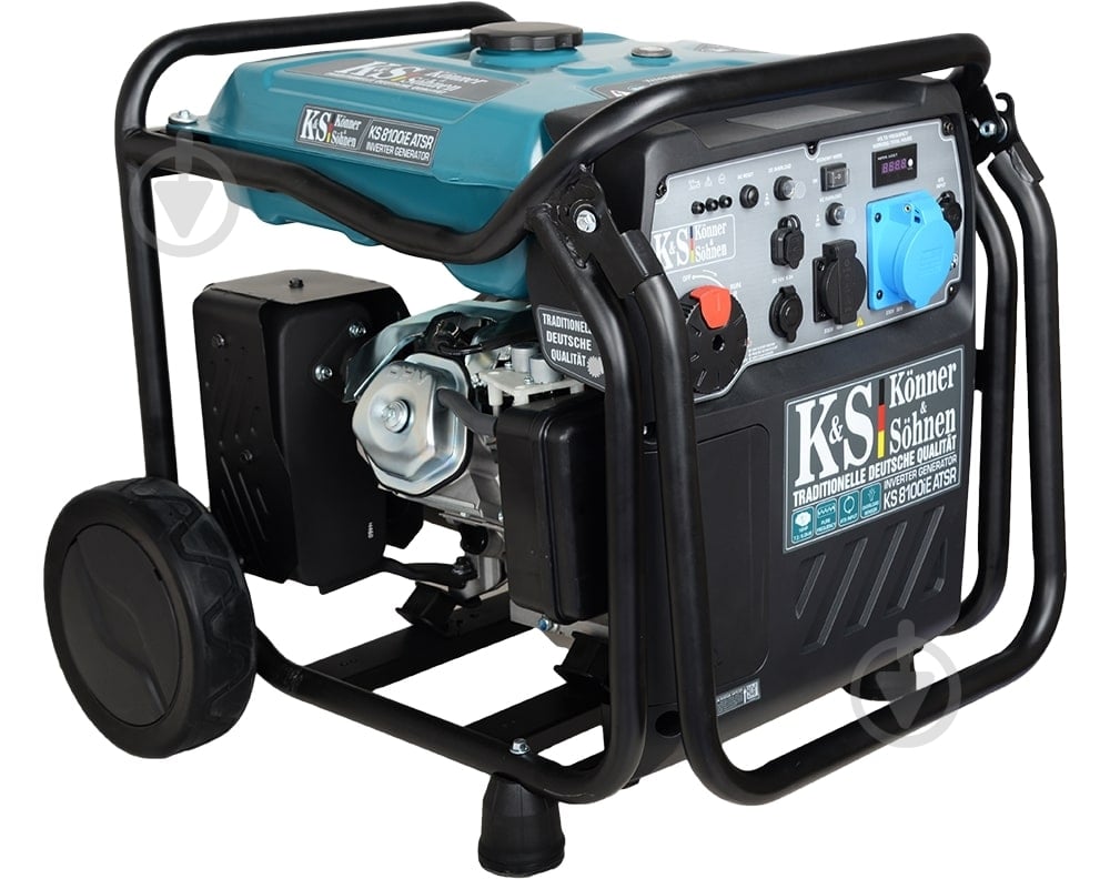 Генератор бензиновий Konner&Sohnen 7,2 кВт / 8 кВт 220 В KS 8100iE ATSR - фото 2