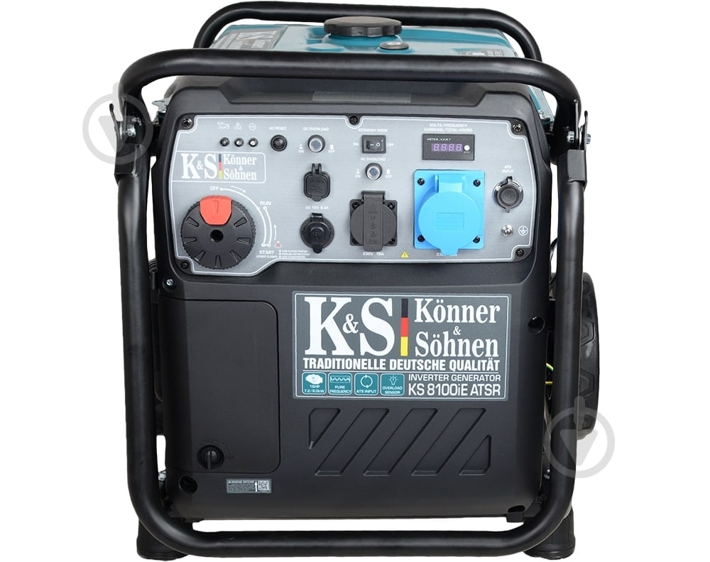 Генератор бензиновий Konner&Sohnen 7,2 кВт / 8 кВт 220 В KS 8100iE ATSR - фото 3