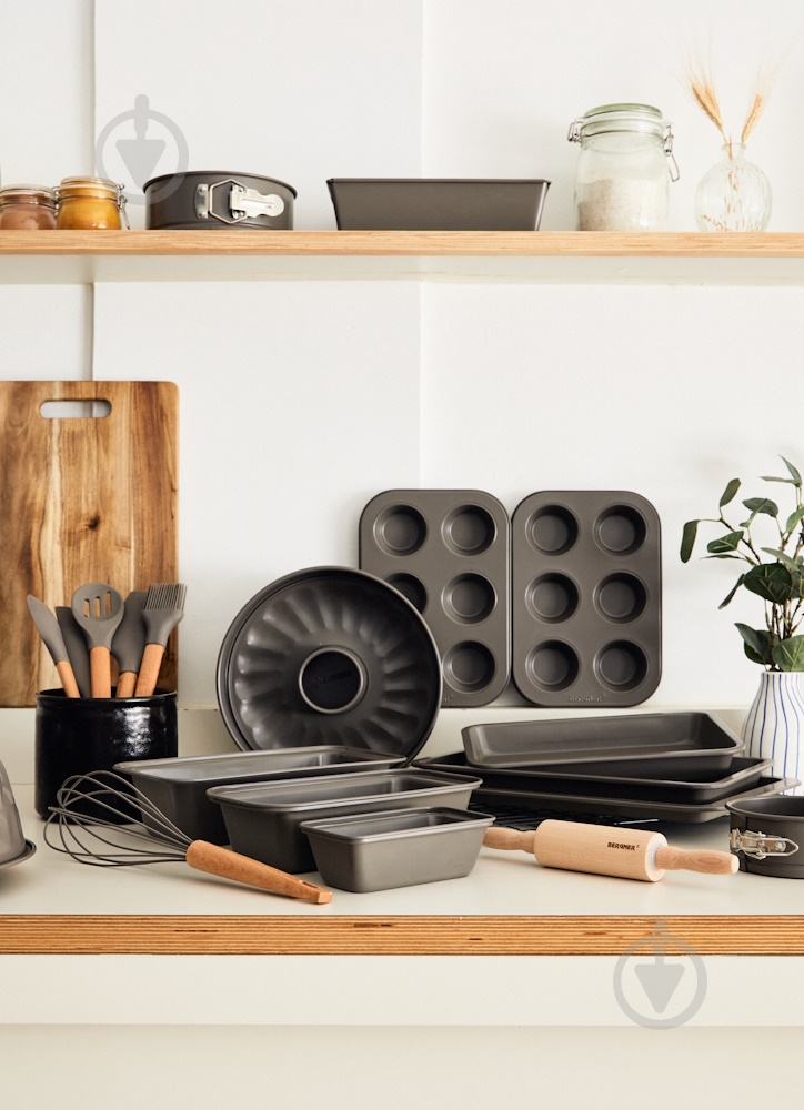 Набір форм для кексів Bergner Bakeware lovers 2 предмети BG-37197-CO - фото 6