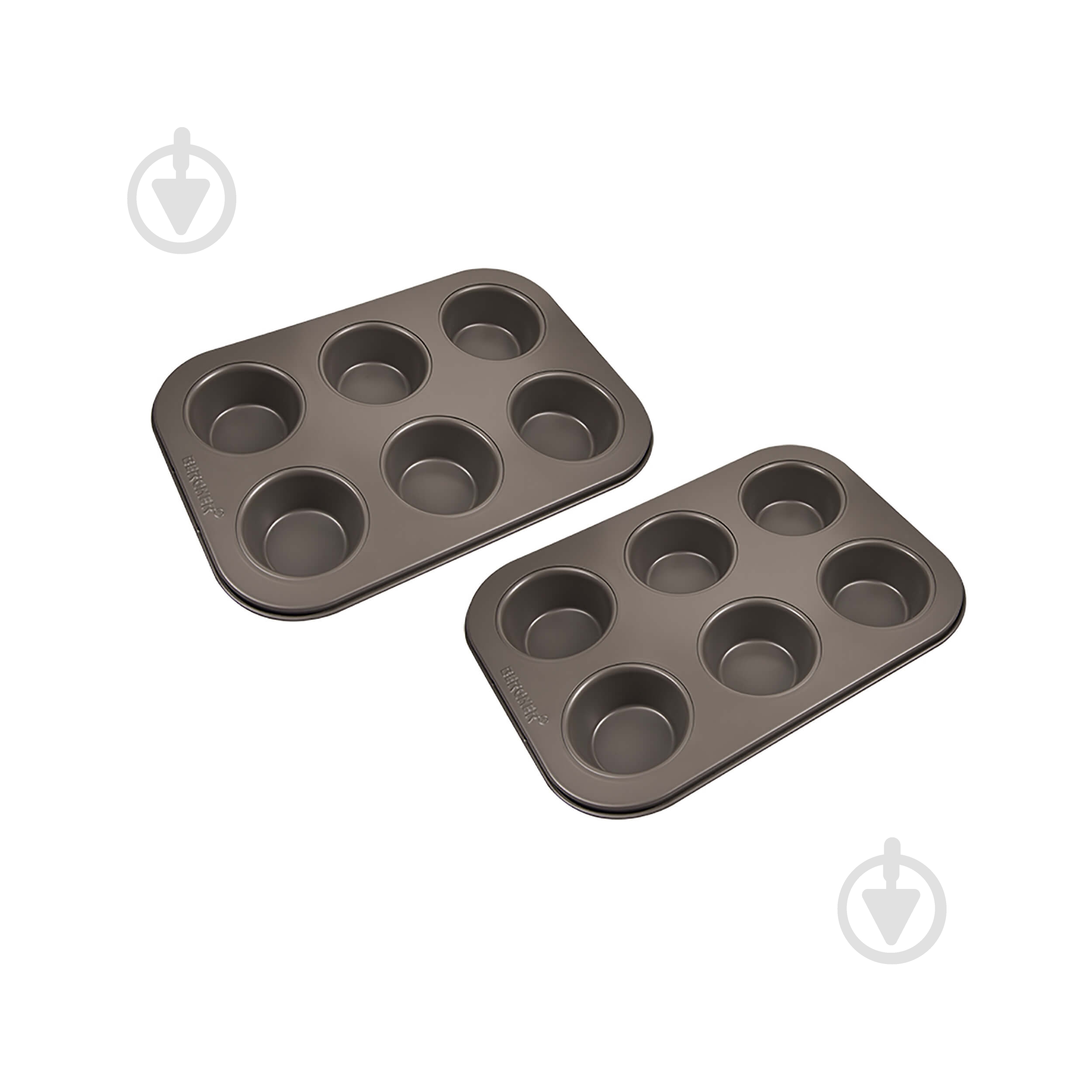 Набір форм для кексів Bergner Bakeware lovers 2 предмети BG-37197-CO - фото 1