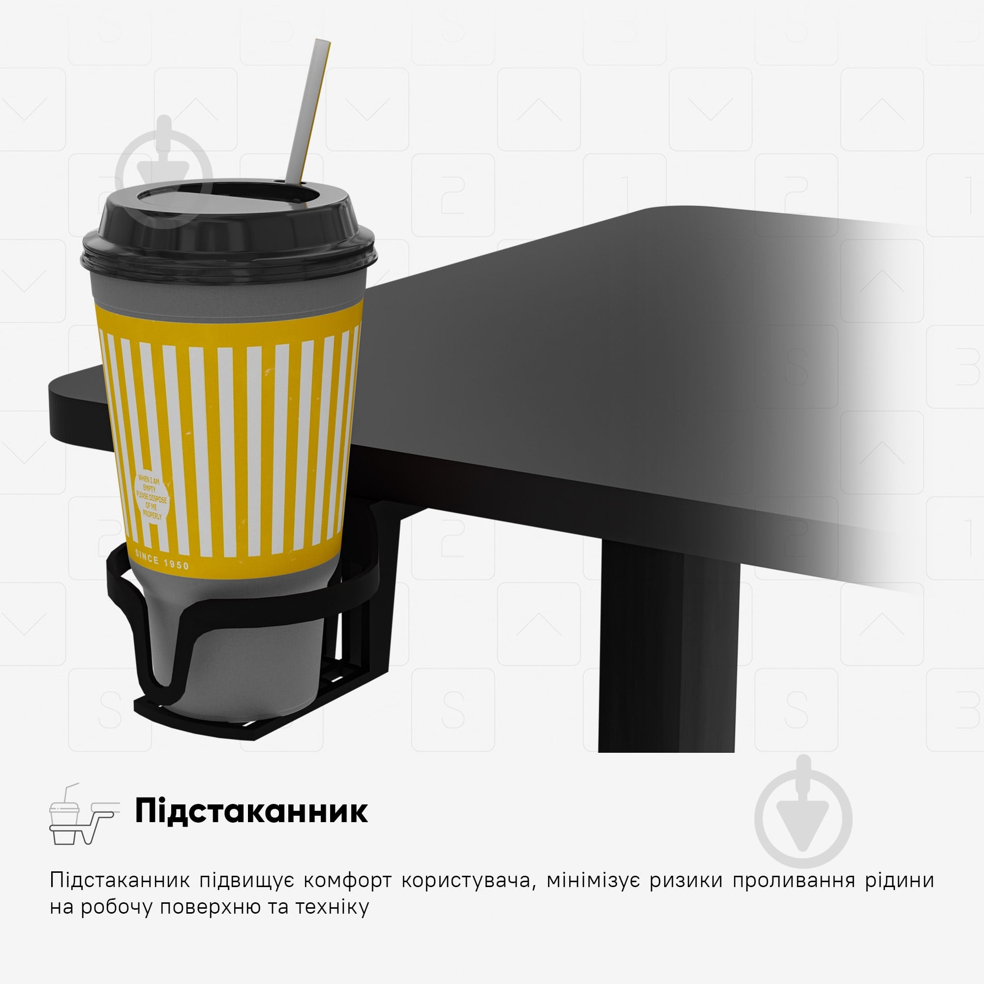 Стол компьютерный Mealux PowerDesk Lite Black (EVO-201 Lite B/B) - фото 5