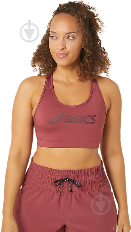 Бра Asics CORE ASICS LOGO BRA 2012C573-600 р.S красный - фото 1