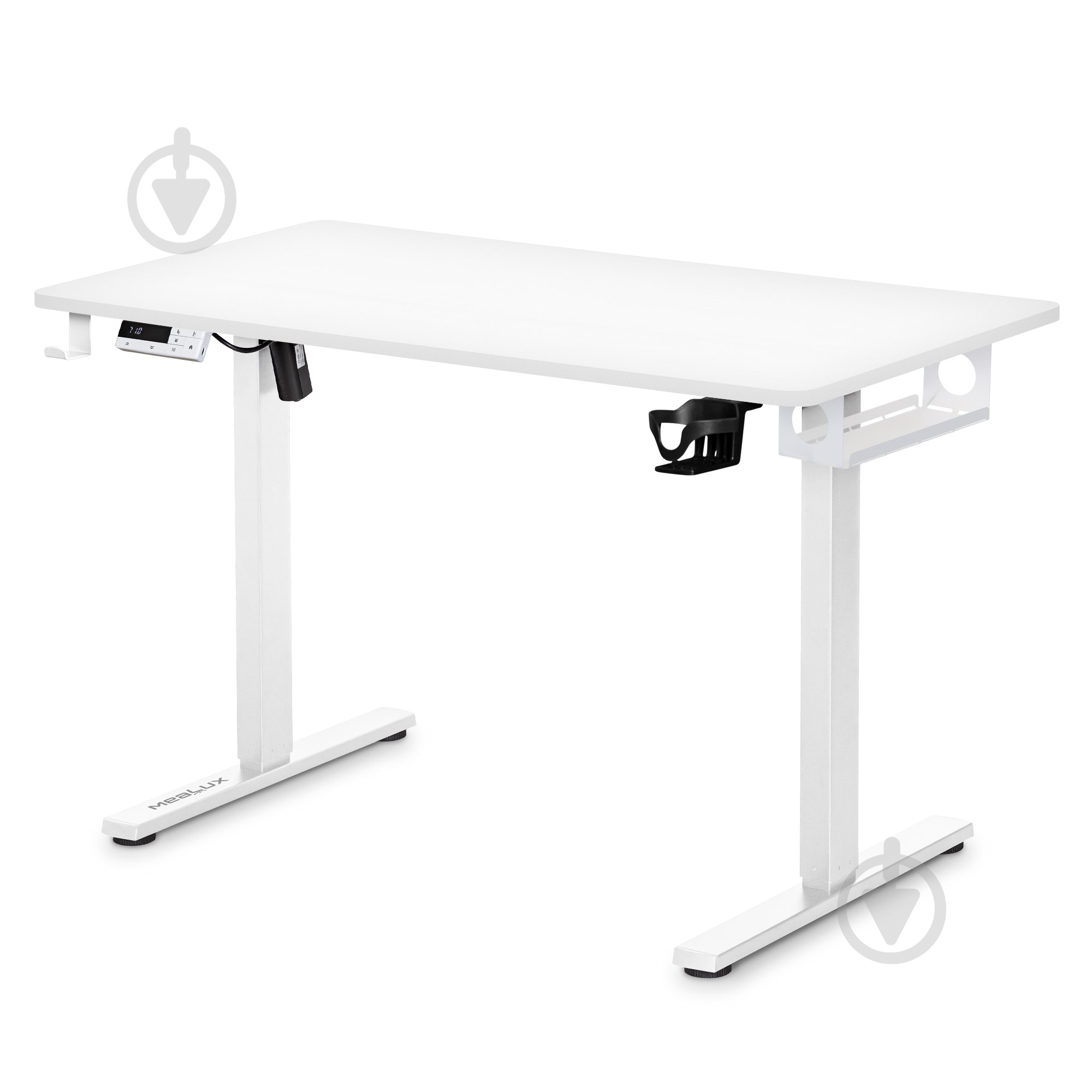 Стол компьютерный Mealux PowerDesk Lite White (EVO-201 Lite W/W) - фото 1