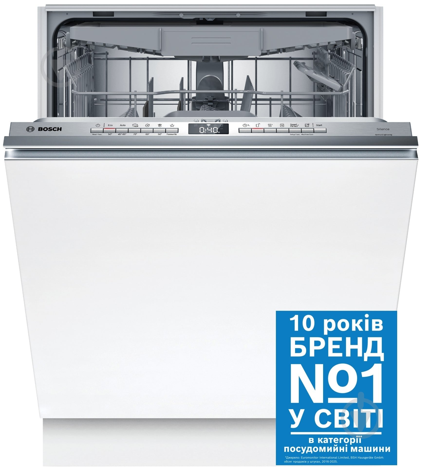 Вбудовувана посудомийна машина Bosch SMV4HVX00K - фото 2