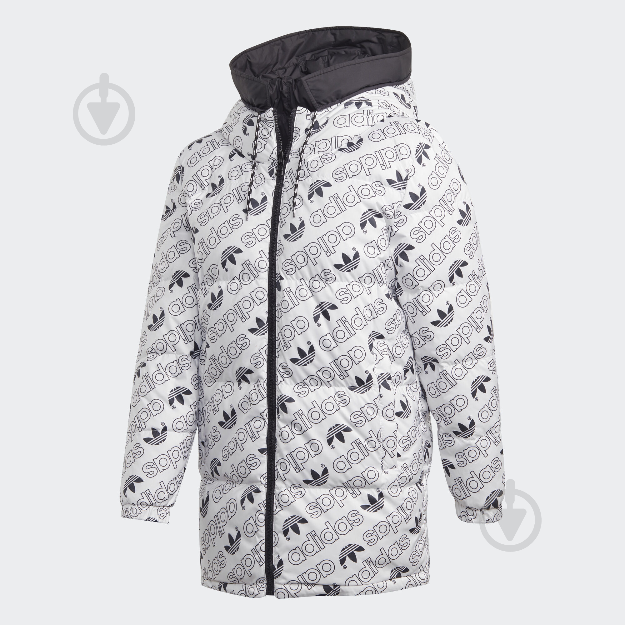 Пуховик женский Adidas REV MG JACKET ED4745 р.XL черный - фото 1
