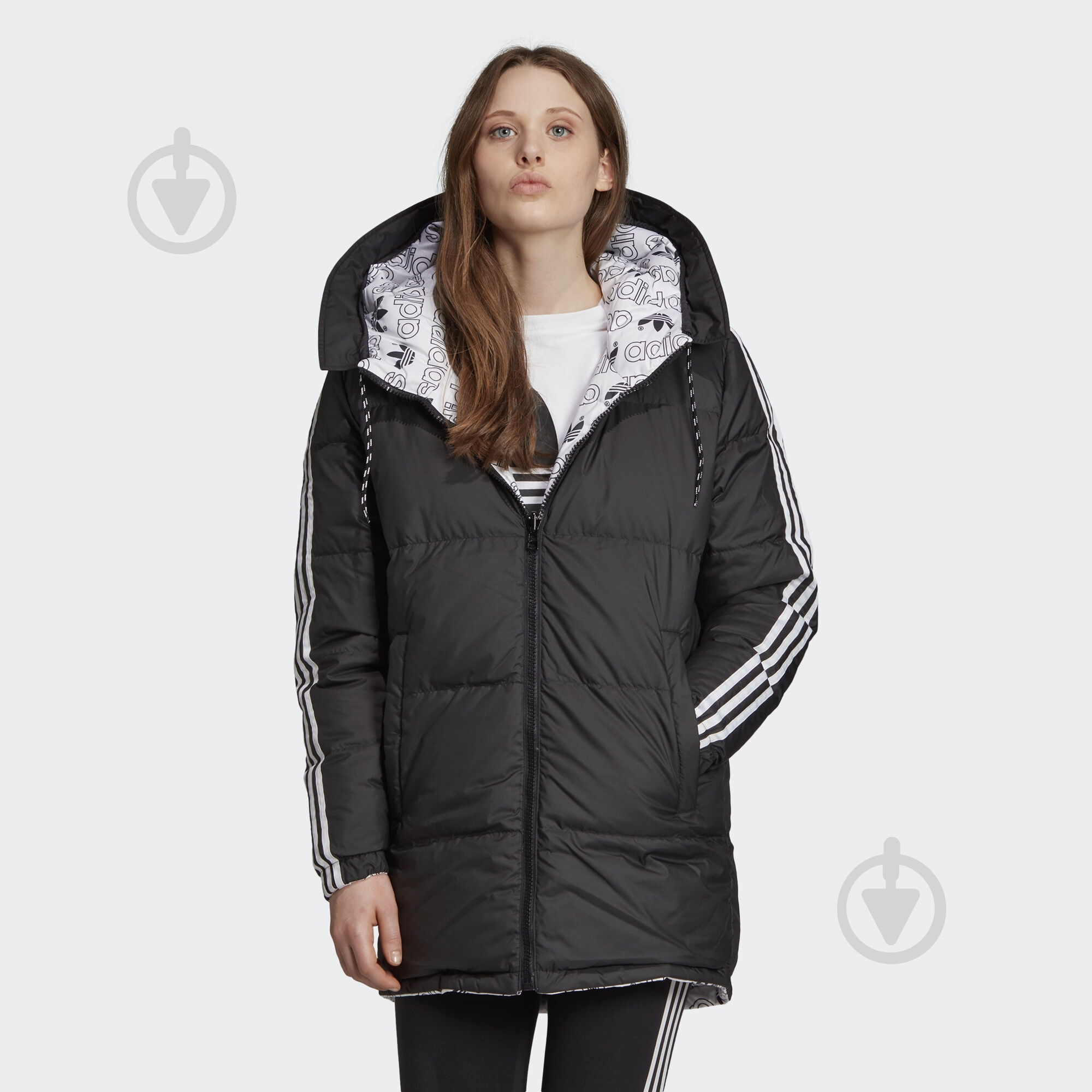 Пуховик женский Adidas REV MG JACKET ED4745 р.XL черный - фото 3