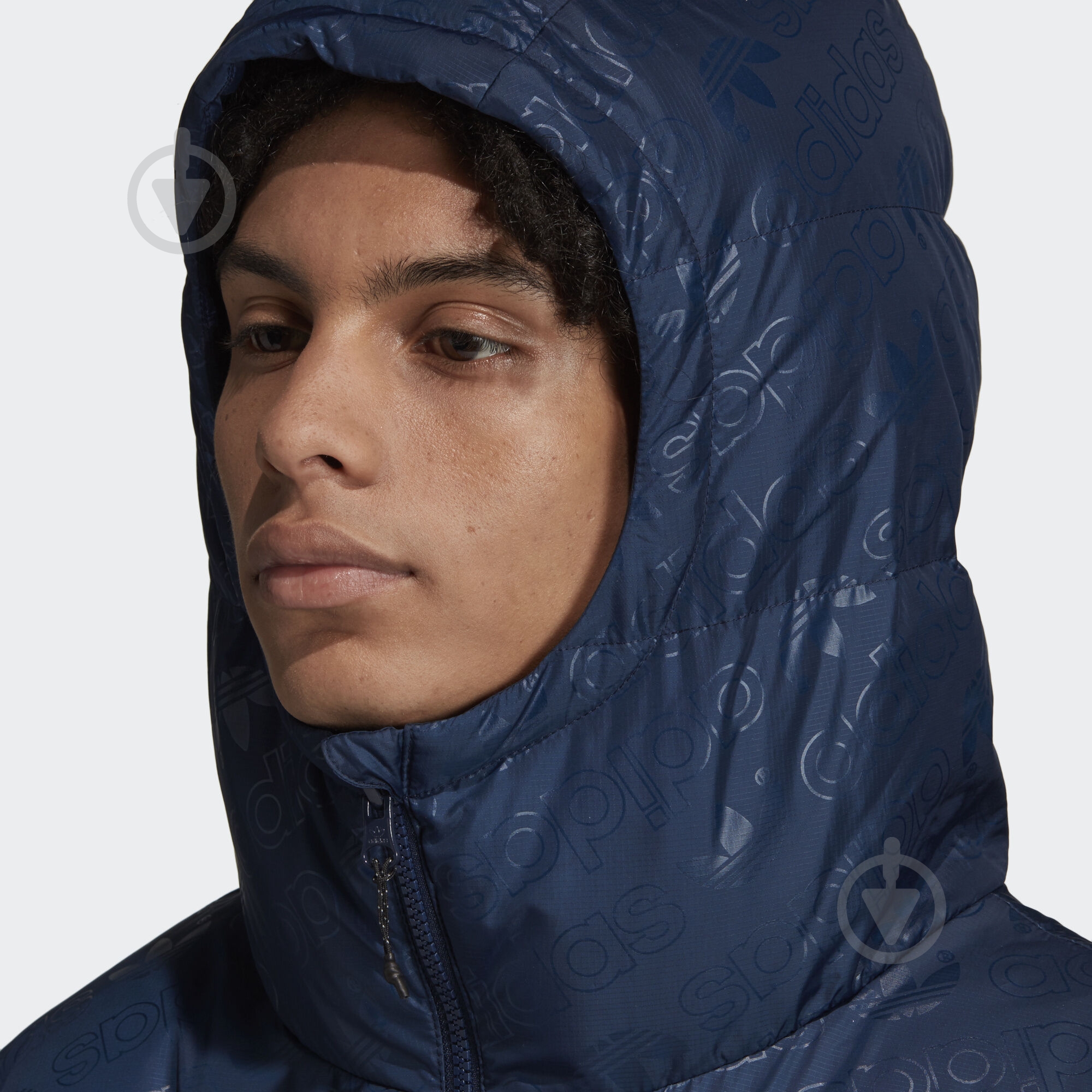 Пуховик мужской Adidas H JACKET DOWN ED5840 р.S темно-синий - фото 5