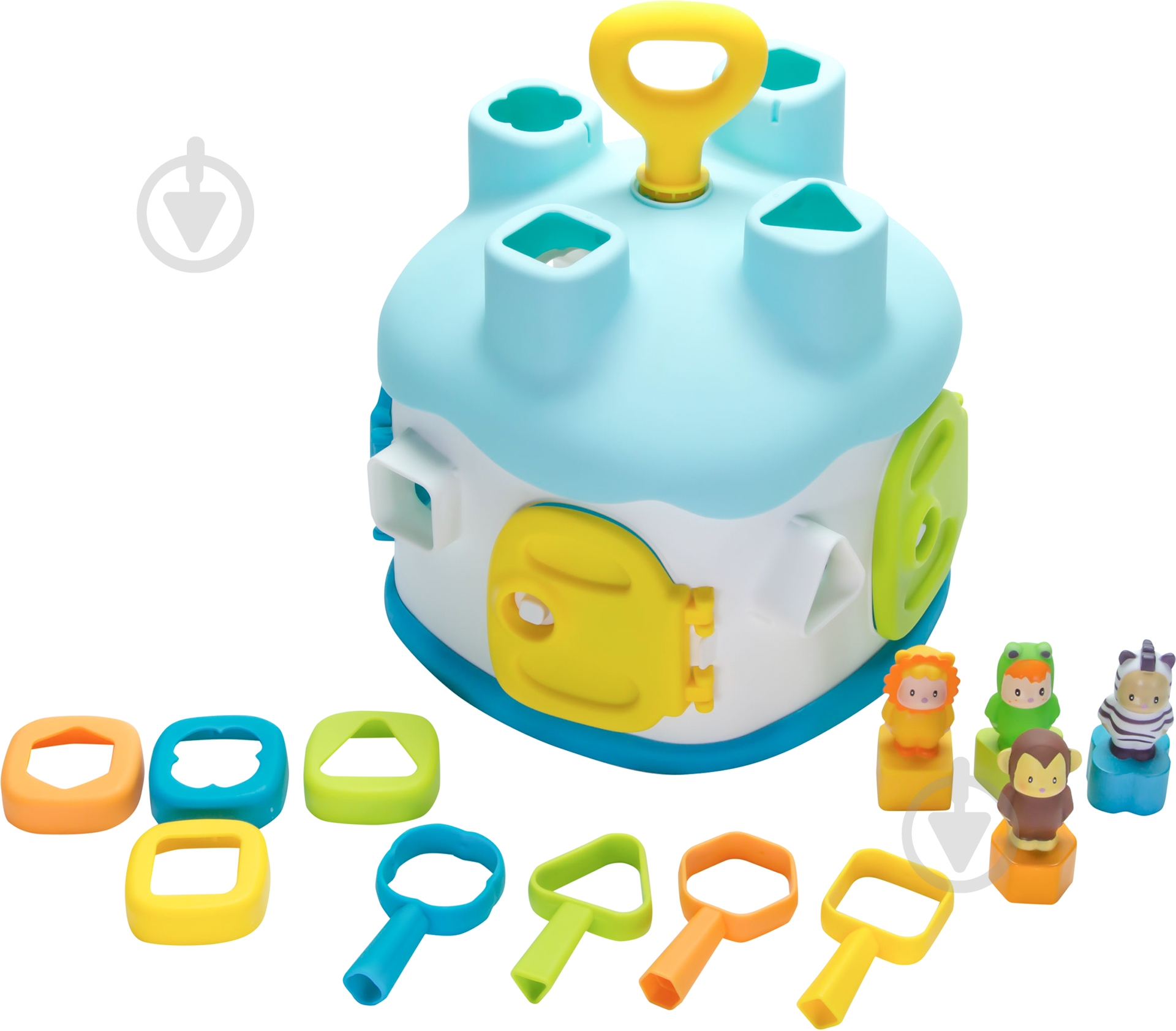 Сортер Smoby Домик с формами Cotoons 211427 - фото 1