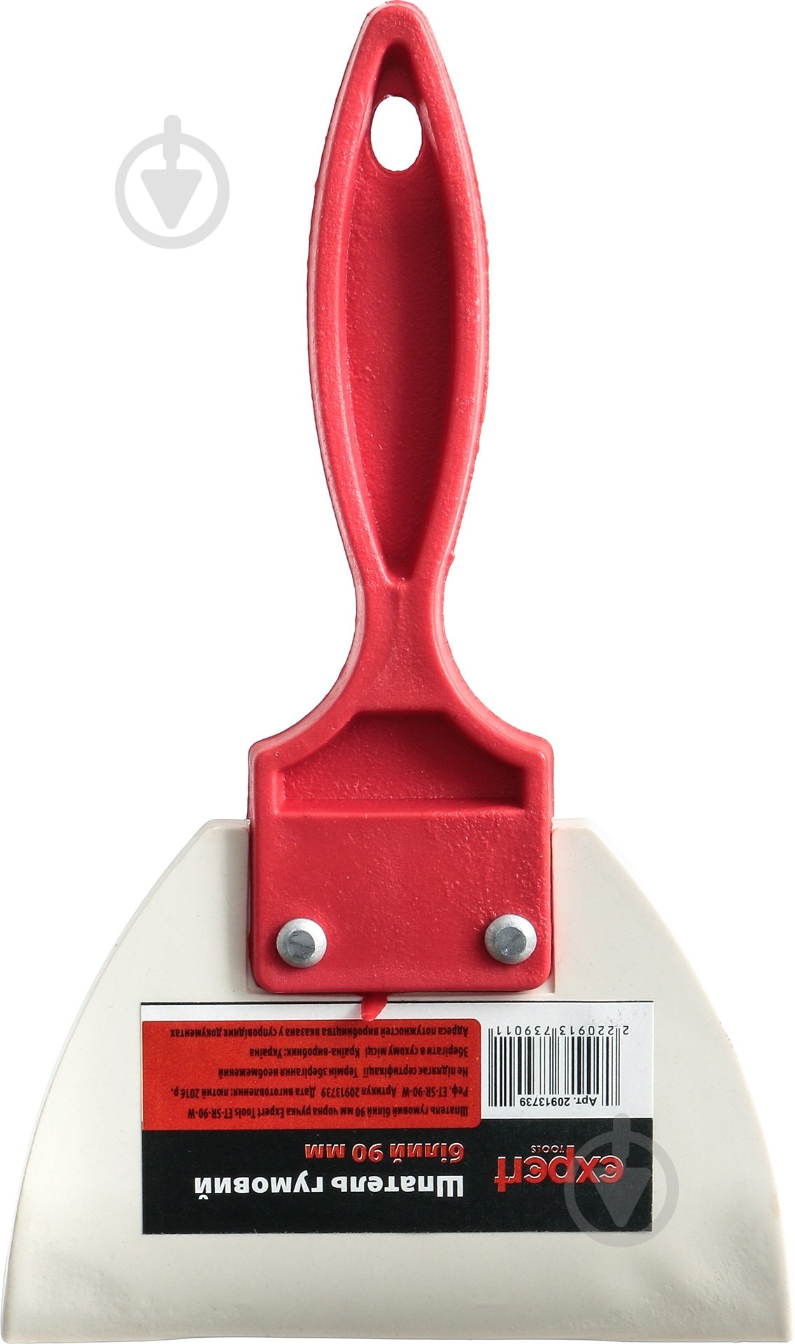 Шпатель 90 мм резиновый Expert ET-SR-90-W - фото 2