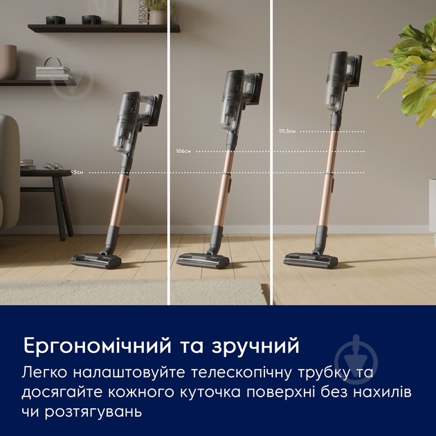 Пылесос аккумуляторный Electrolux EP83HB25UV white - фото 14