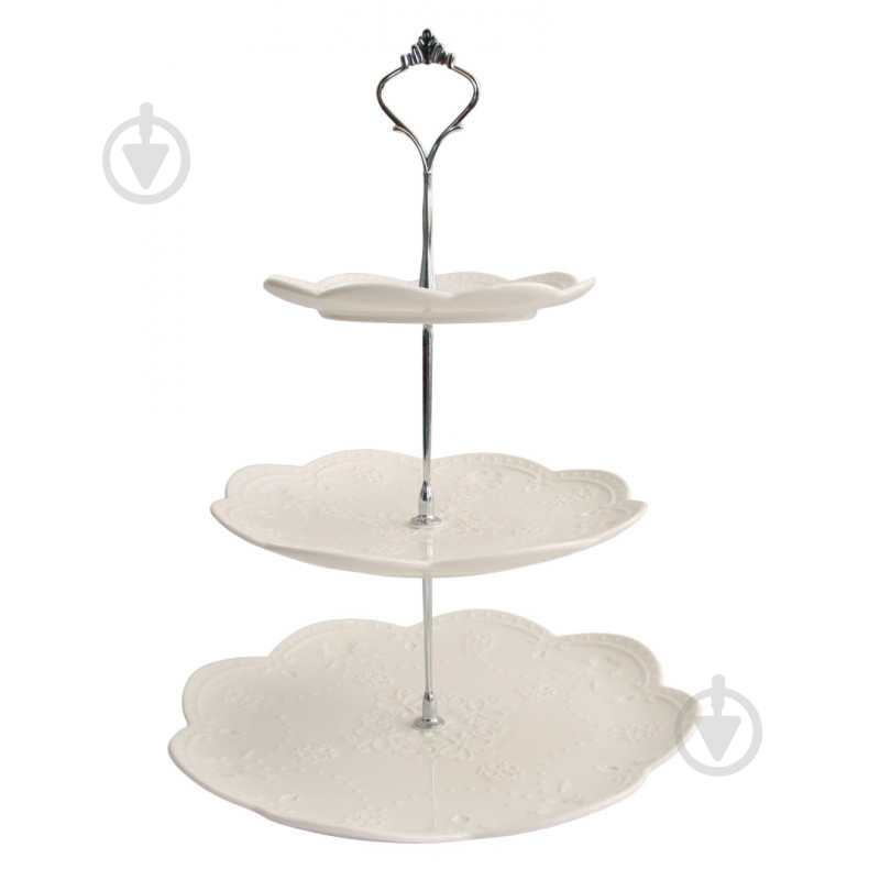 Фруктовница трехъярусная Astera Paradise White A06142-RS08 - фото 1